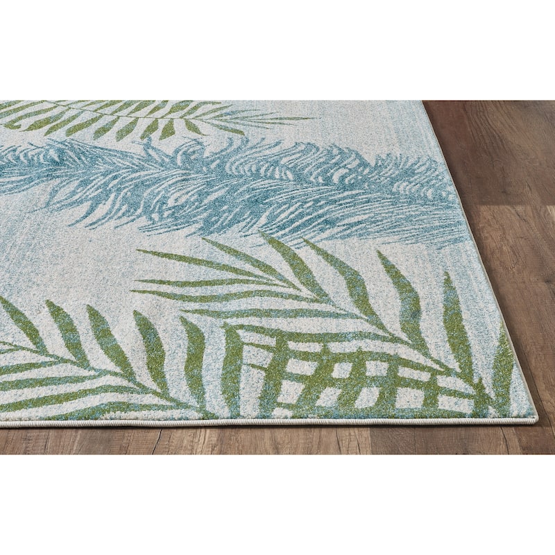 Domani Seaside Palms Tropical Rug