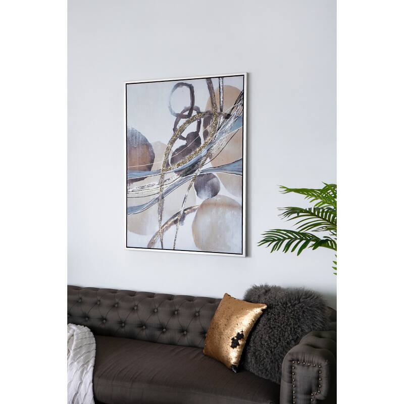 35.4x47.2x1.5" Rectangle Abstract Watercolor Oil Painting