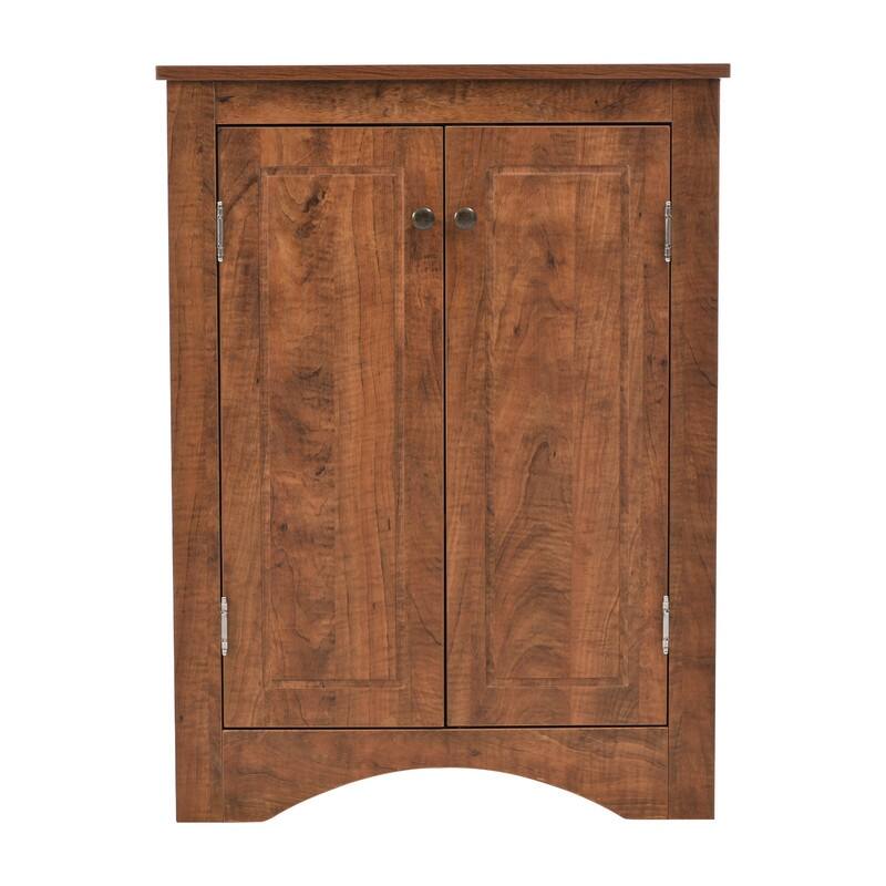 Triangle Bathroom Storage Cabinet with Adjustable Shelves