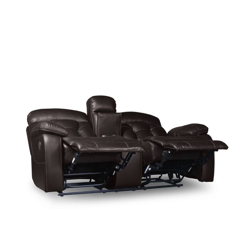 Nessa Brown Reclining Love Seat