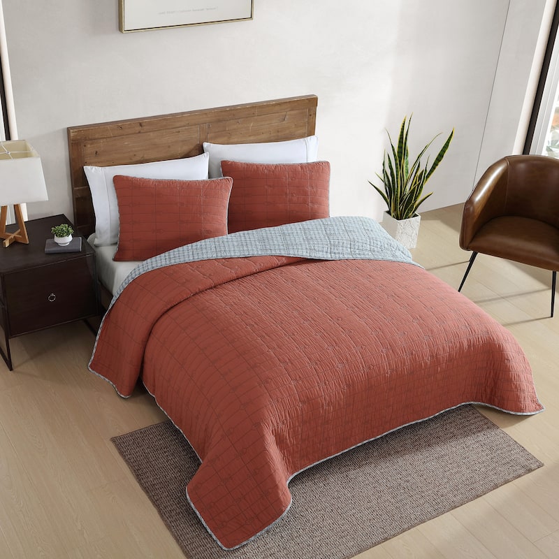 Eddie Bauer Troutdale Cotton Reversible Quilt Set