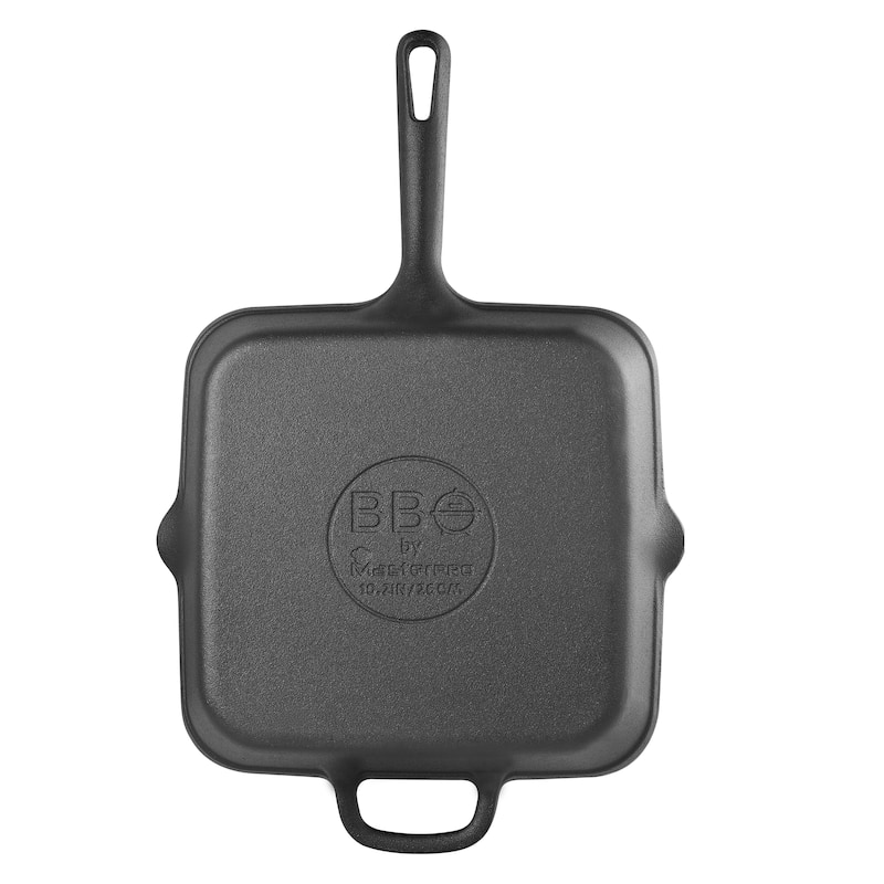 MasterPRO 10-Inch Grill Pan with Helper Handle