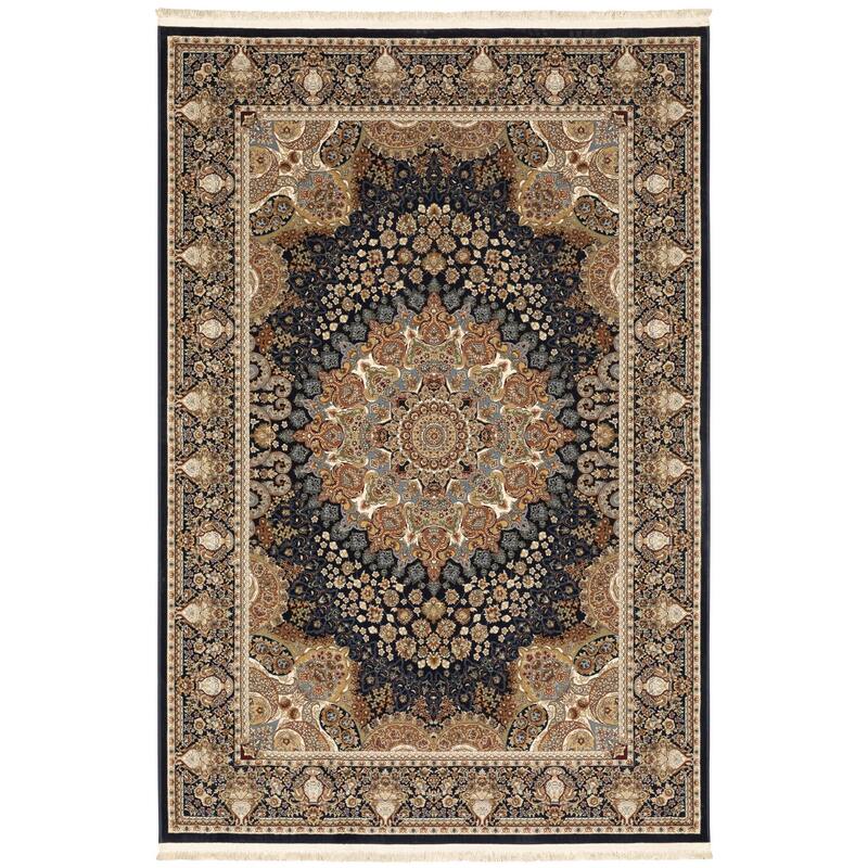 HomeRootsMedallion Traditional Rectangle Area Rug