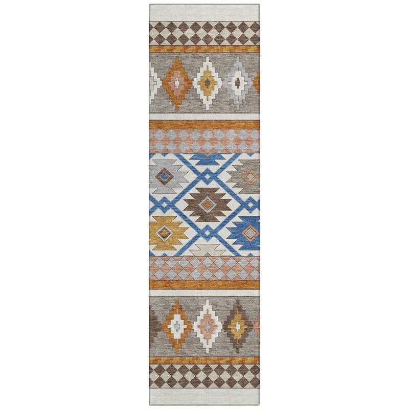 Machine Washable Indoor/ Outdoor Global Clemente Chantille Rug