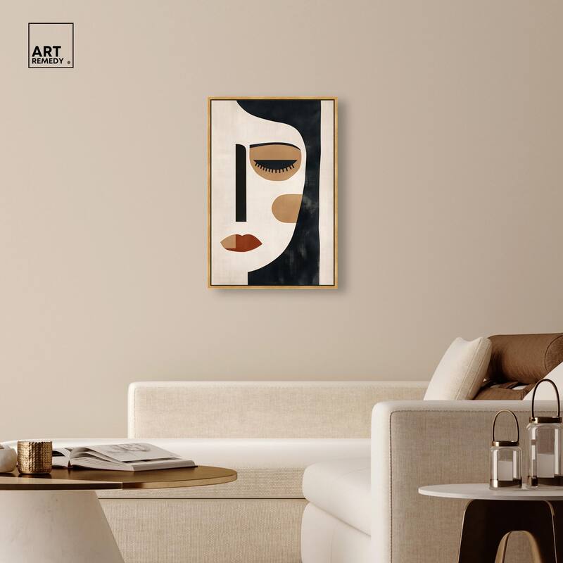 Face Moderne II Canvas by Art Remedy