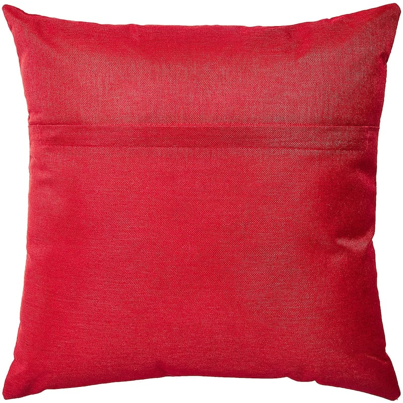 Violet Linen Seasonal Xmas Christmas Holiday Spirits Pattern Decorative Cushion Cover
