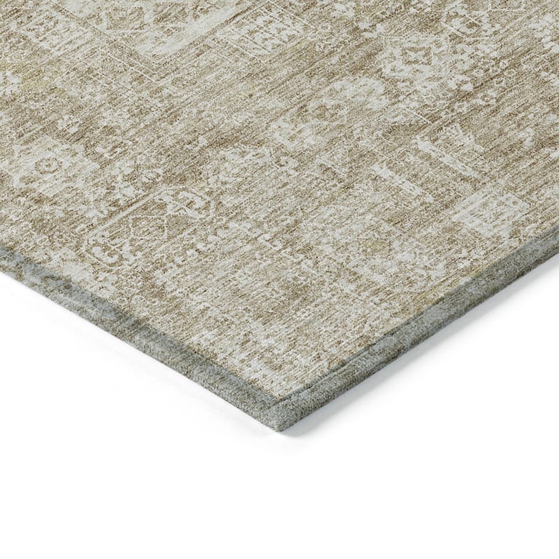 HomeRoots Oriental Transitional Rectangle Outdoor Rug