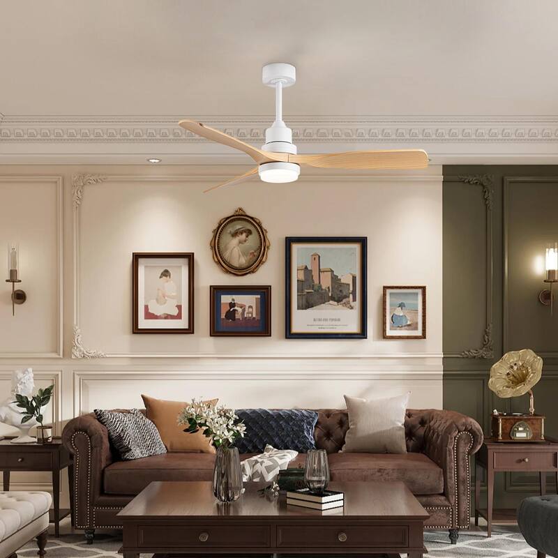 52'' LED Four Seasons Ceiling Fan Lights and Remote Control