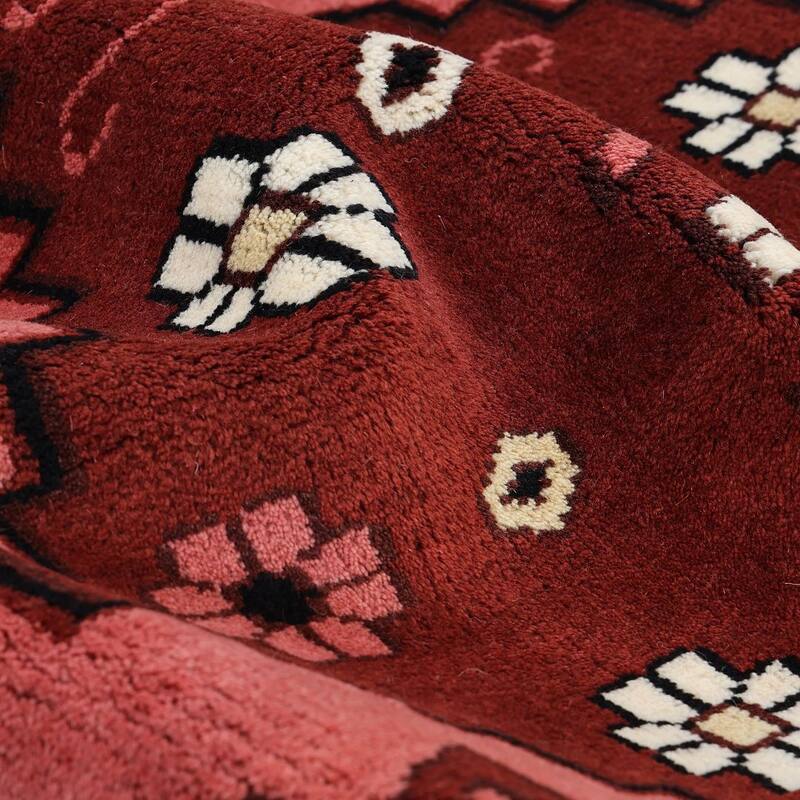 Overton Handmade Boho Southwestern Area Rug