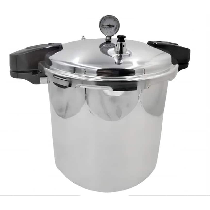 Aluminum Pressure Cooker 23Quart Induction Compatible Aluminum