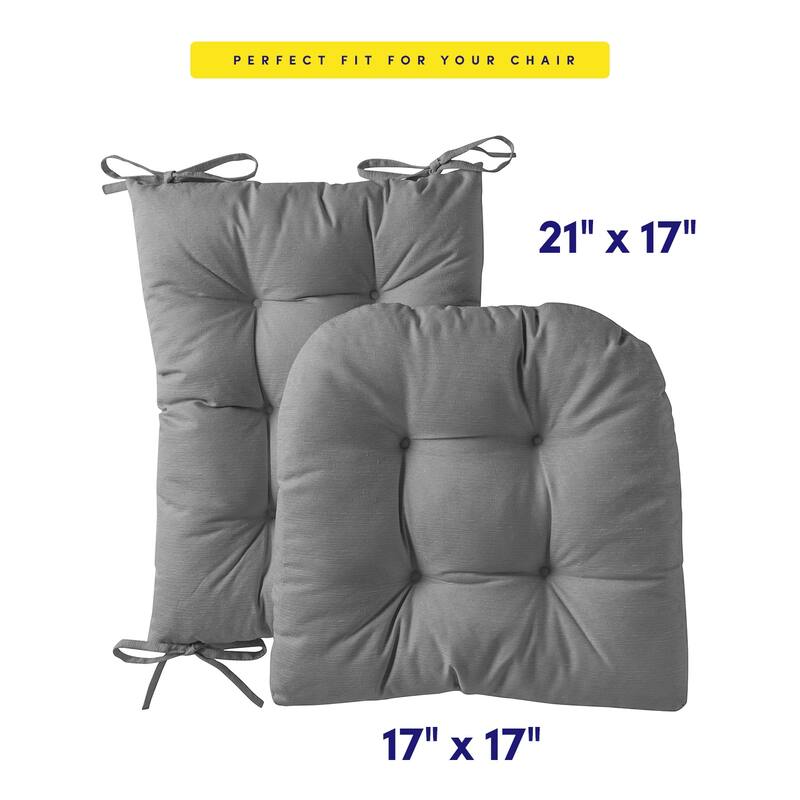 Sweet Home Collection Rocking Chair Cushion Set
