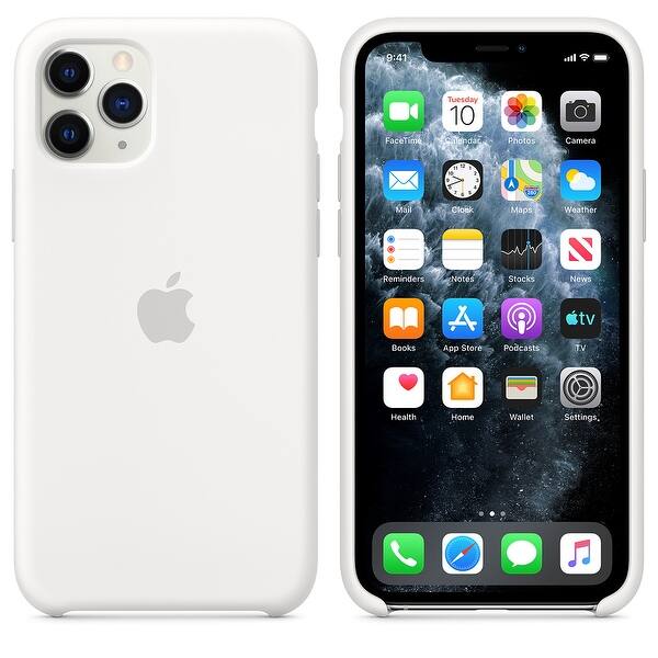 Apple Silicone Case For Iphone 11 Pro White Overstock