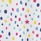 preview thumbnail 5 of 3, Multi Confetti Dot Shower Curtain - multi on white - 70x72