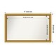 preview thumbnail 182 of 191, Wall Mirror Choose Your Custom Size - Extra Large, Townhouse Gold Wood