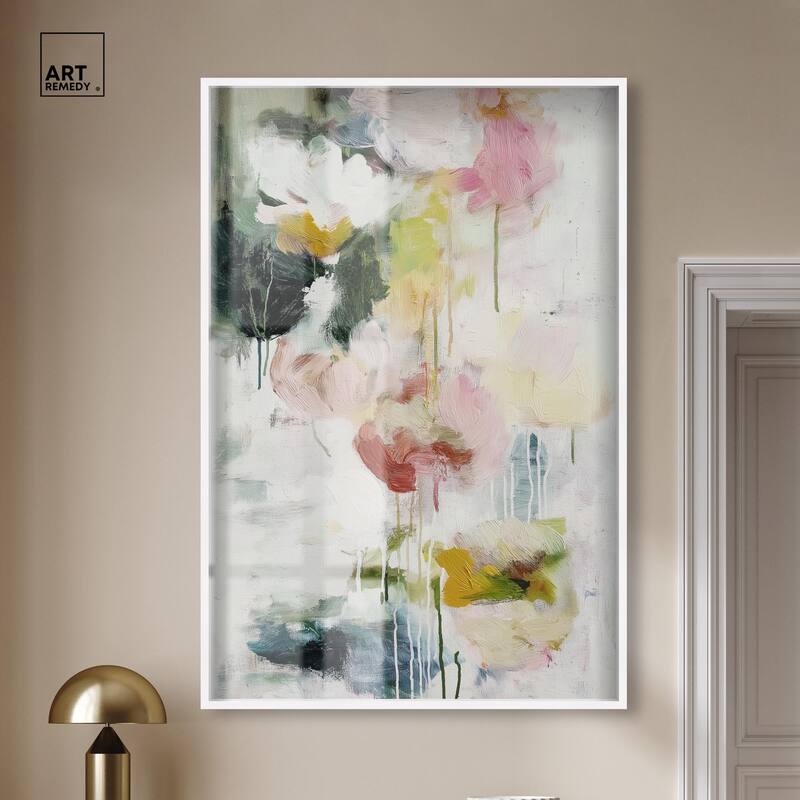 Dripping Colors III Shadowbox by Art Remedy