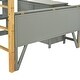 preview thumbnail 17 of 17, Full Size Wood Loft Bed With Built-in Storage Cabinet and Cubes,Foldable desk,Multiple Choice,2 installation options,Gray