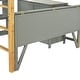 preview thumbnail 17 of 17, Modern Twin Size Loft Bed With Built-in Storage Cabinet and Cubes,Foldable desk,Sturdy Frame,s
