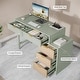 preview thumbnail 5 of 21, Modern Wood Computer Desk with 5-drawer for Home Office