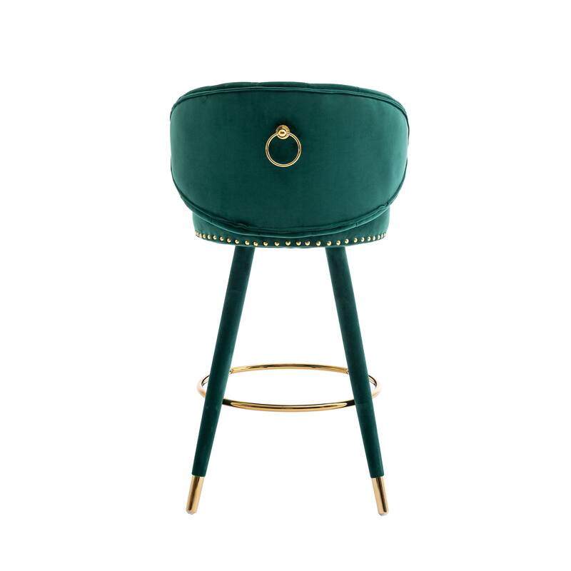 Counter Height Bar Stools with a fixed height of 360 degrees Set of 2