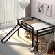 preview thumbnail 1 of 8, Gymax Twin Size Loft Bed with Slide Wood Low Sturdy Loft Bed Bedroom Espresso - 78.5'' x 82'' x 44.5''