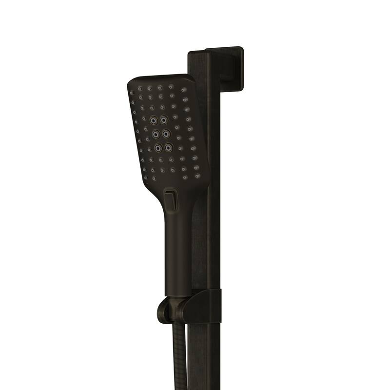 Seville Slide Bar ADA Compliant 500 lb Weight Capacity Slide Bar with Multi-function Handshower Right Oil Rubbed Bronze