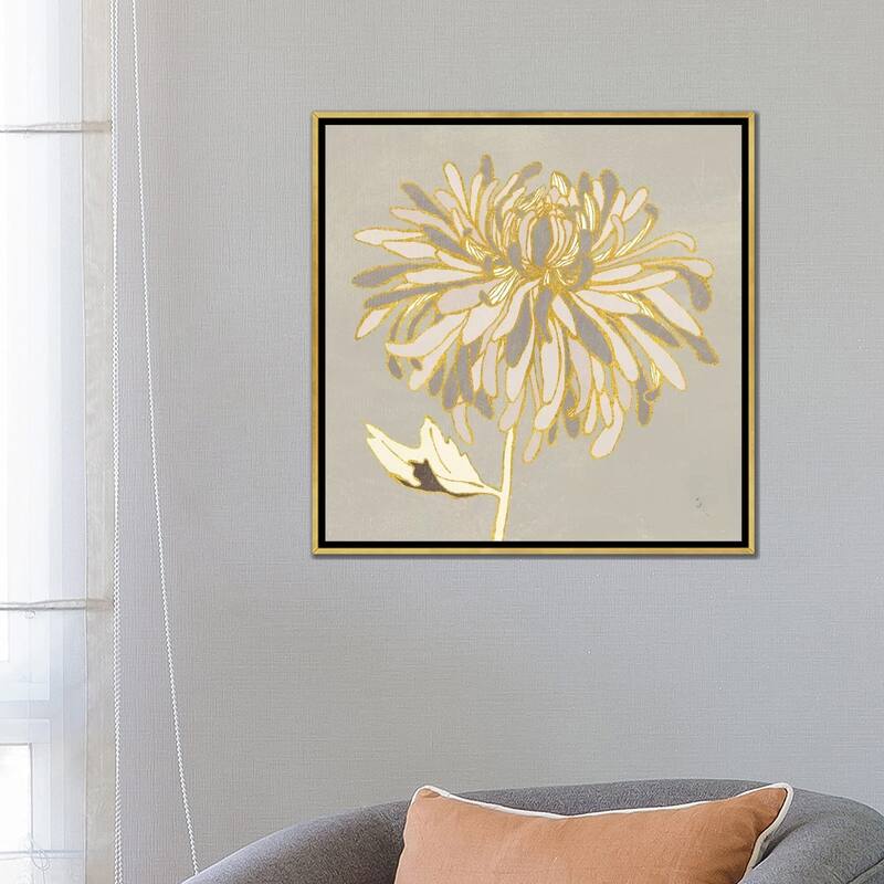 iCanvas "Sarah's Garden Gatsby III" by Sarah Adams Framed