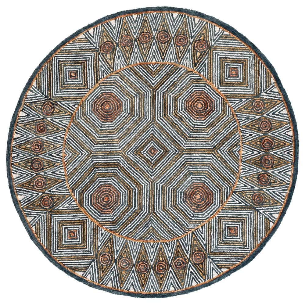 SAFAVIEH Handmade Micro-Loop Hiltrud Modern Wool Rug