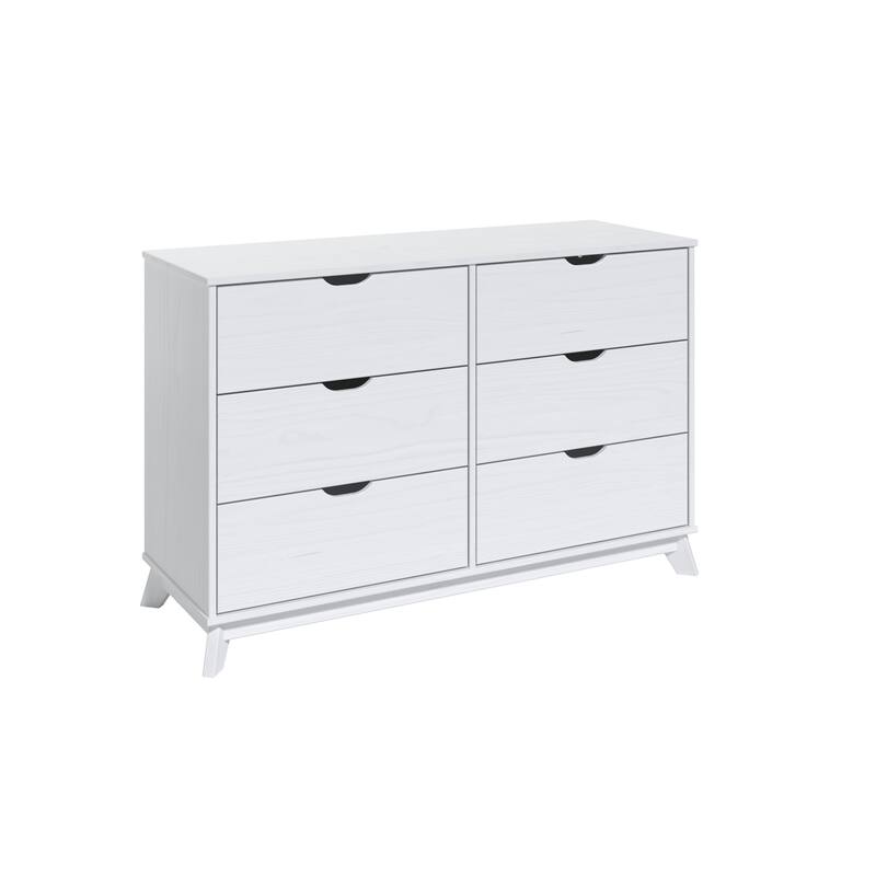 Purcell Wood 6 Drawer Dresser