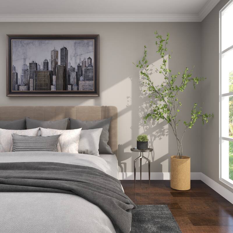 Sleek Aluminum Metal Tray Inspired Accent Table with 3 Tripod Legs - Black, Gold, Silver