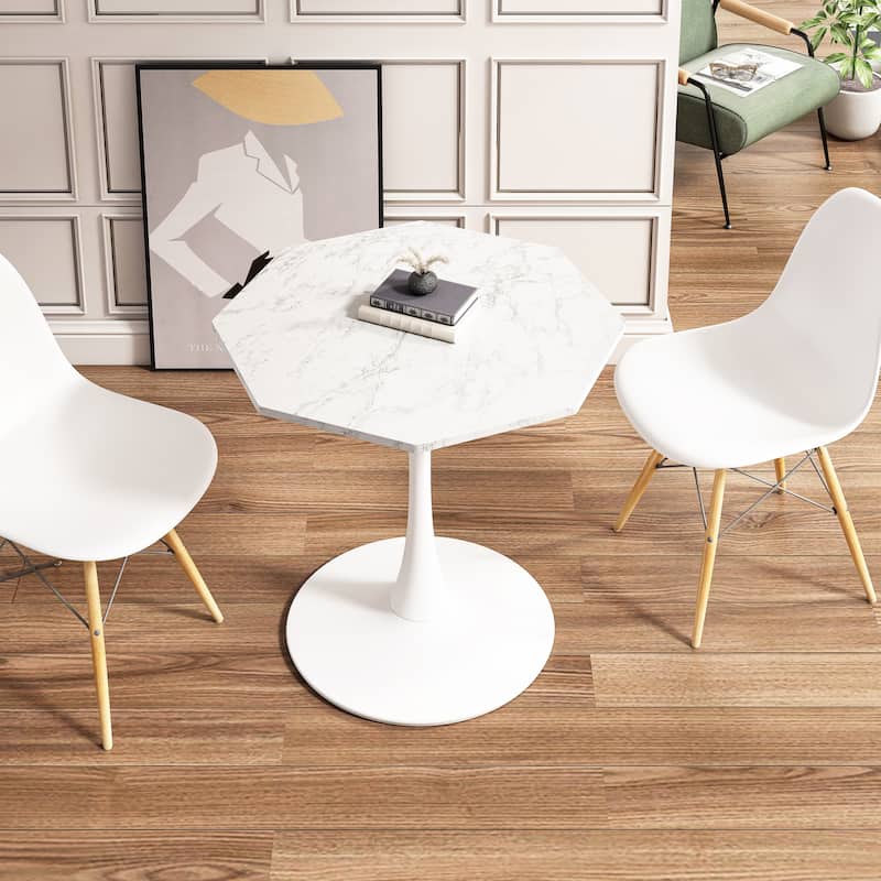 31.50"Modern Octagonal Dining Coffee Table for Kitchen Living Room