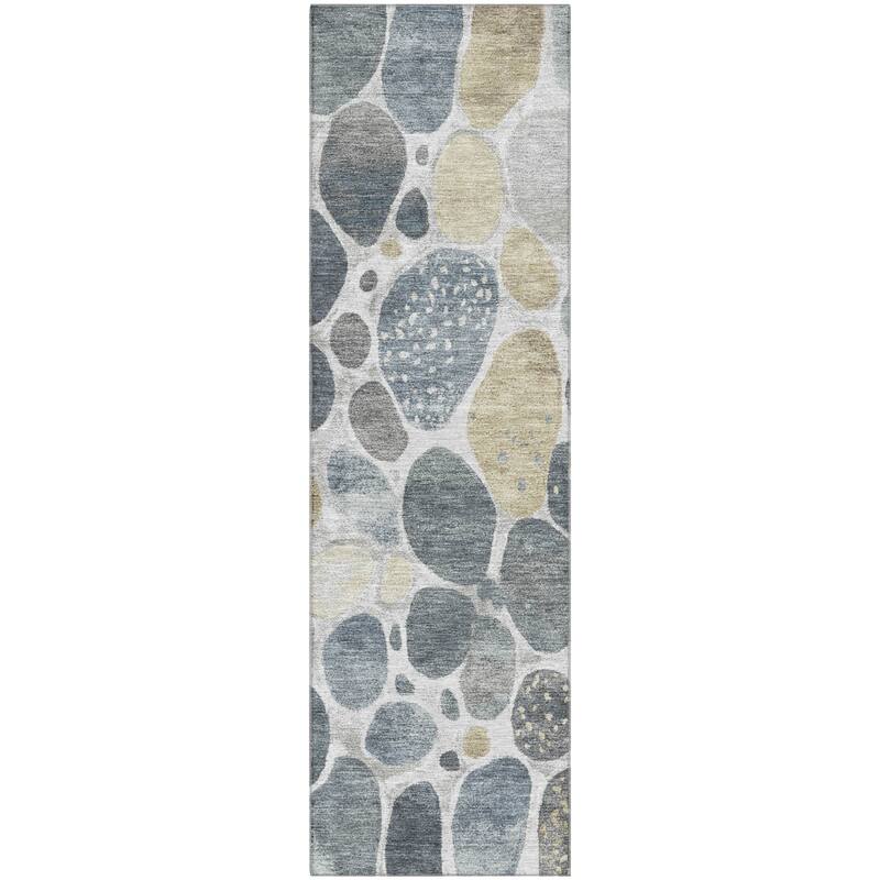 Premium Washable Super Soft Contemporary Cobble Mayfield Rug