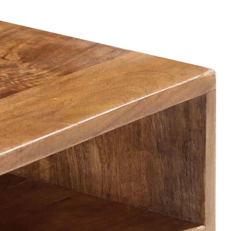 vidaXL TV Stand 33.5"x13.8"x18.5" Solid Wood Mango
