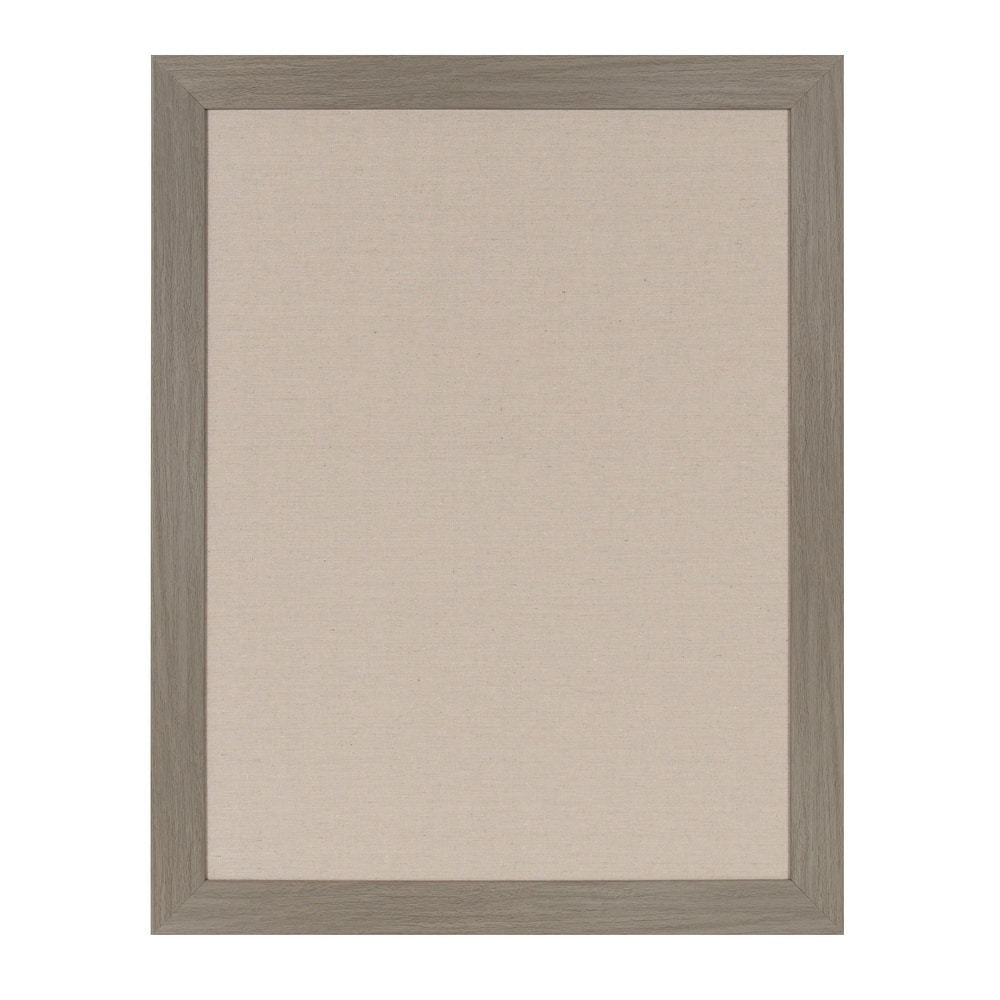 DesignOvation Beatrice Framed Linen Fabric Pinboard