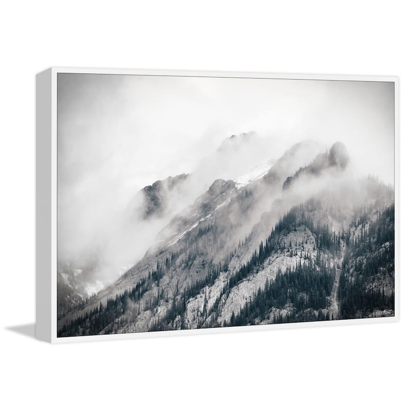 Climb the Mountain Floater Framed Print on Canvas