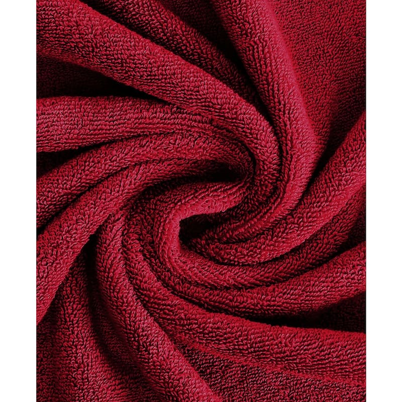 Feather and Stitch NY 650 GSM Premium Cotton 6 Piece Towel Set Super Absorbent Quick Dry Spa Quality