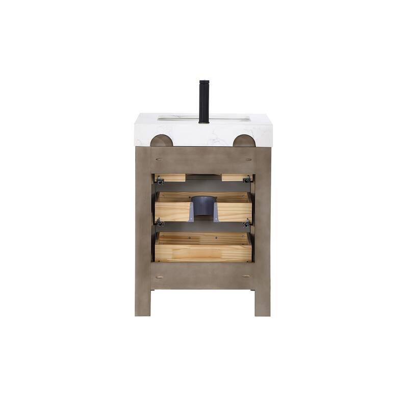 Miseno MV-NM-703824 León 24" Free Standing Single Basin Vanity Set