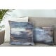 preview thumbnail 2 of 2, Lush Decor Visions I Vista Indoor/Outdoor Pillow Denim