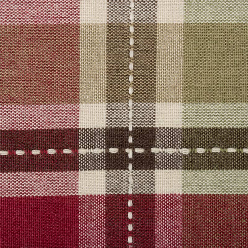 DII Homespun Plaid Table Runner