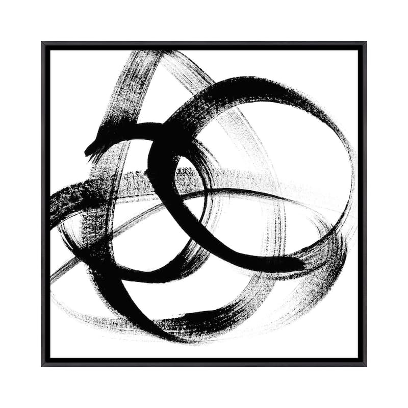 iCanvas "Follow Me II" by Sharon Chandler Framed - 12x12 - Ebony