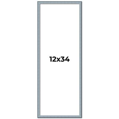 12x34 Frame Rustic Sky Blue Solid Wood Picture Frame | 0.75 Inch