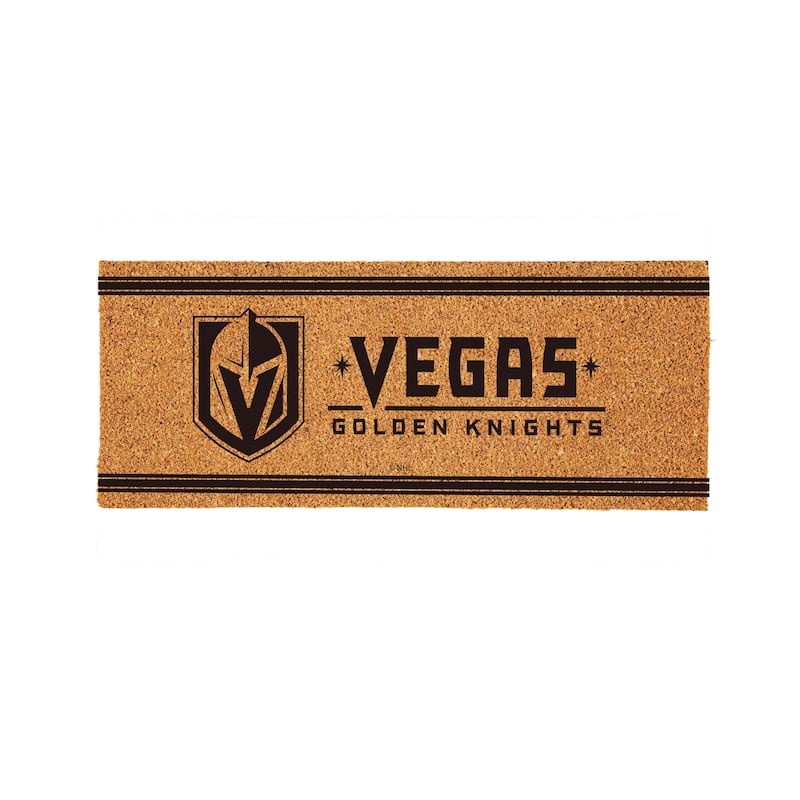 Vegas Golden Knights Monochrome Indoor/Outdoor Coir Door Mat