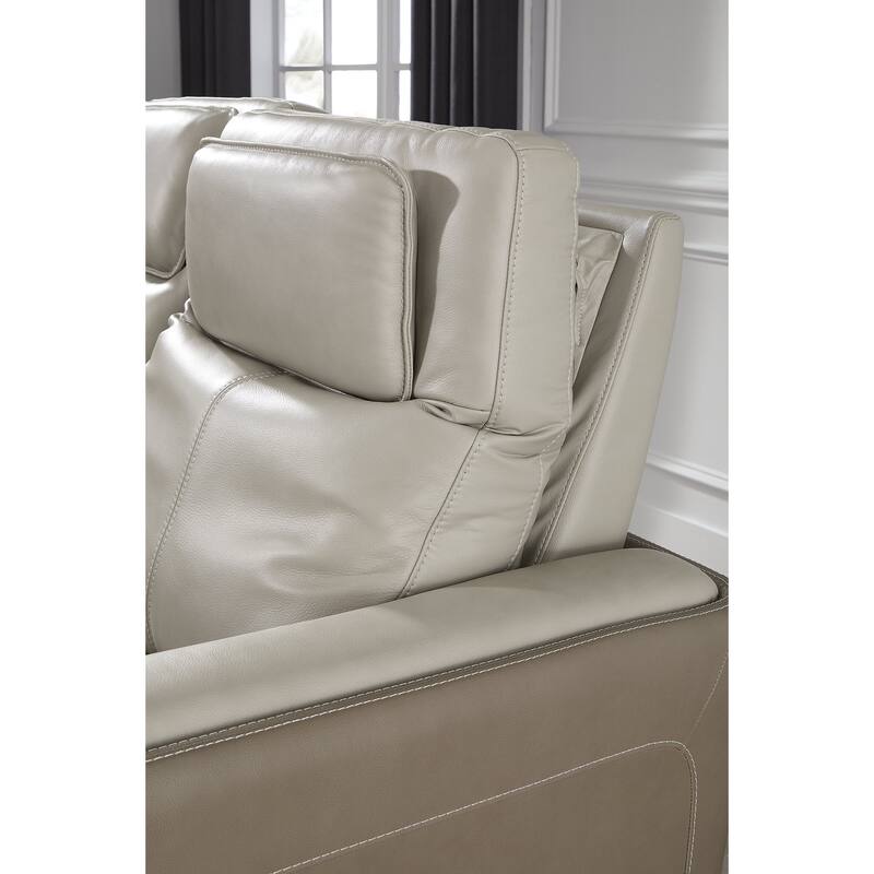 Signature Design by Ashley Battleville Light Gray 2-Piece Upholstery Package - 89"W x 40"D x 43"H