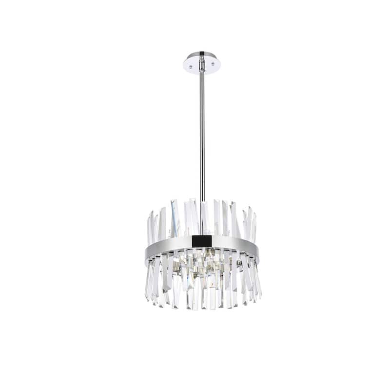 Indigo Home 16 inch crystal round pendant light