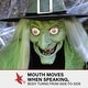 preview thumbnail 6 of 10, Haunted Hill Farm 6-Ft. Tall Motion-Activated Enchantress Witch, Premium Talking Halloween Animatronic, Plug-In