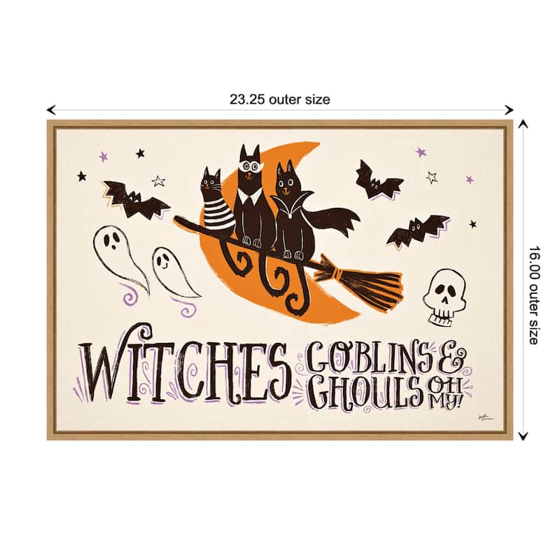 Amanti Art Spooktacular I Framed Canvas Wall Art