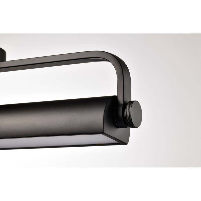 Auden 24 Inch LED Vanity 3 CCT Selectable Black Finish Acrylic Lens