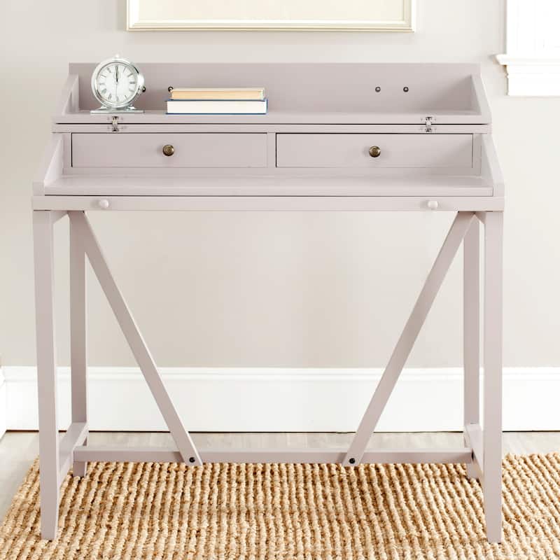 SAFAVIEH Kathryne Dark Walnut Writing Desk