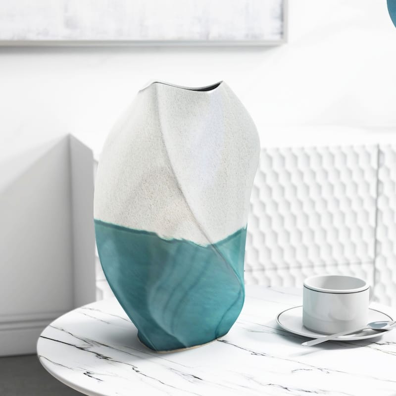 Timor 12" Ceramic Table Vase