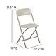 preview thumbnail 9 of 104, 10 Pack 650 lb. Capacity Premium Plastic Folding Chair