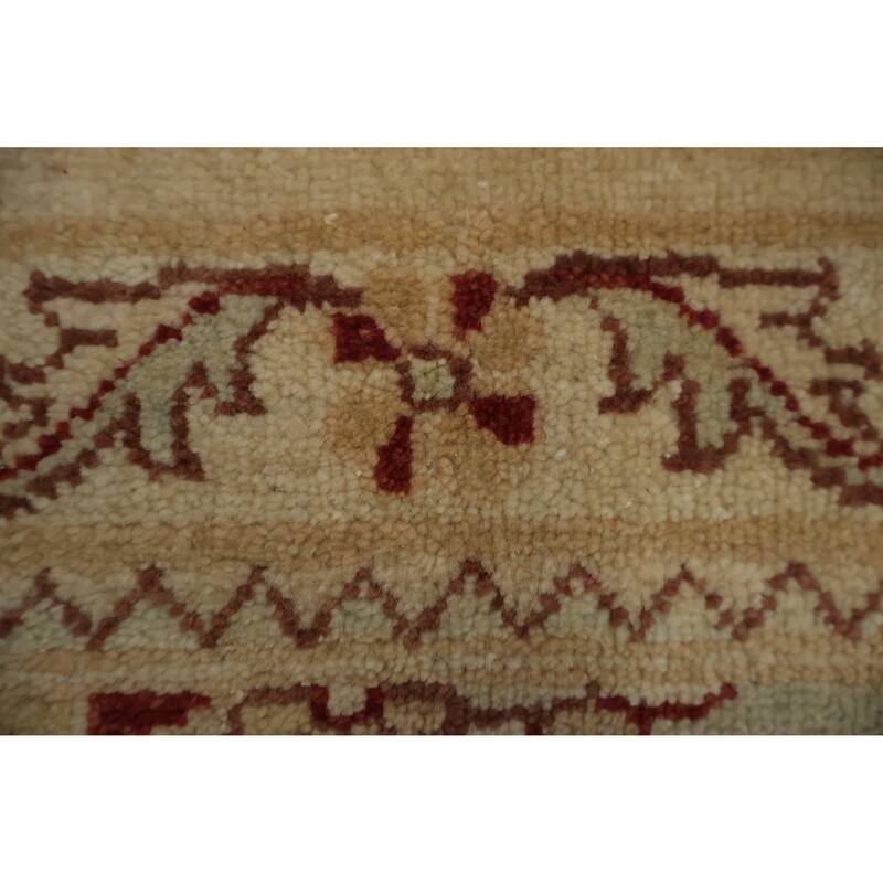 Hand Knotted Oriental 100% Wool Carpet Traditional Floral Oranges & Rust Peshawar Area Rug - 18' 2'' X 11' 8''
